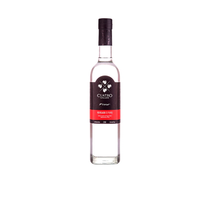 Pisco 4 Gallos Puro Acholado 700ml