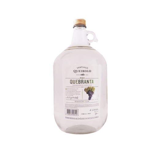 Pisco Puro Peirano Quebranta 4lt